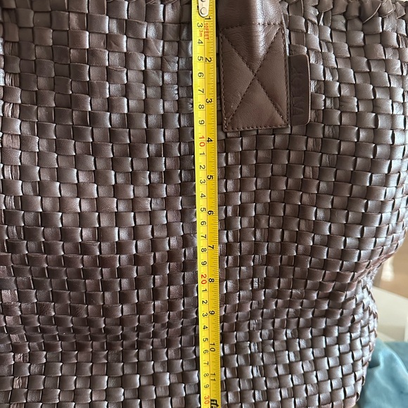 COPY - FALOR leather woven brown bag Italy - Picture 7 of 16